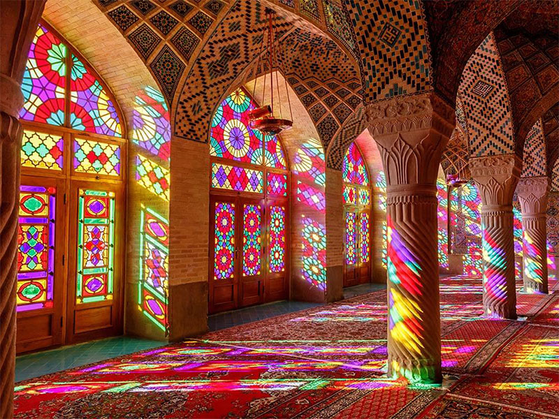 travel to Iran - Pink Mosque